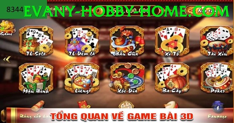 Game Bài 3D - Trải nghiệm tuyệt vời