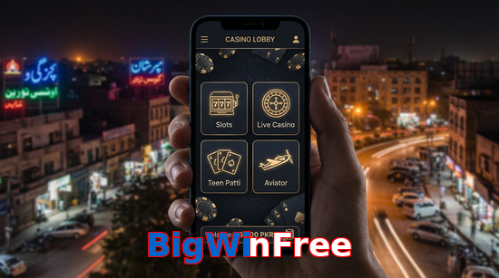 Main screen of BigWinFree app page for PK players