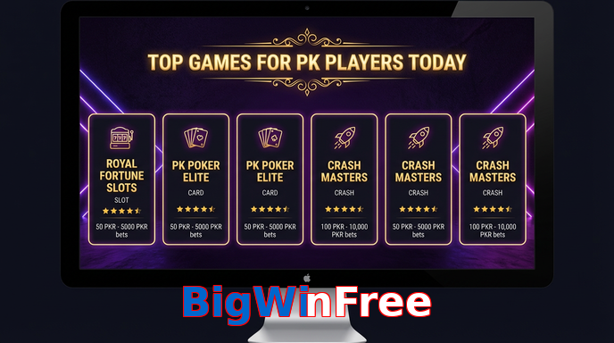 Payment and PKR controls in BigWinFree