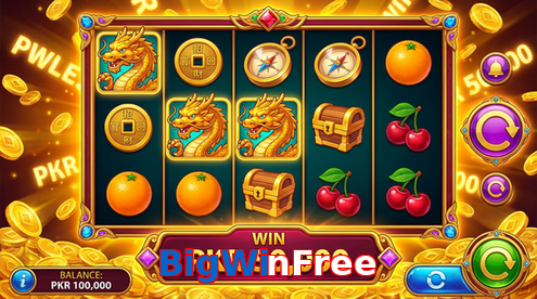 Main screen of BigWinFree pg page for PK players